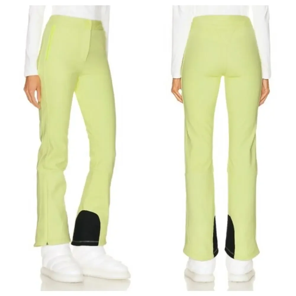 Cordova Bormio Ski Pants Women’s S Neon Yellow Waterproof Stretch NWT